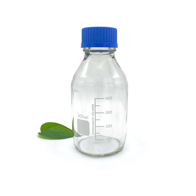 500 ml Reagenzflasche aus transparentem Glas 500 ml Reagenzflasche aus transparentem Glas